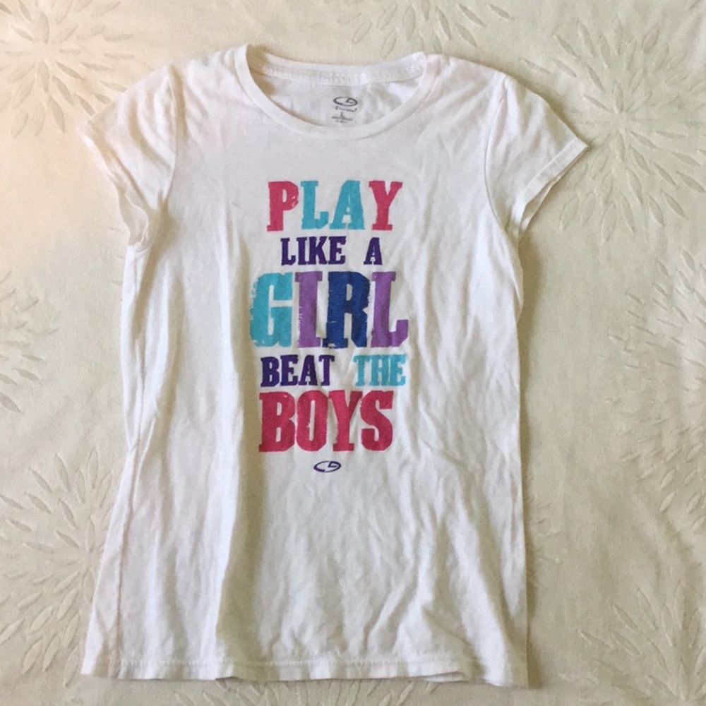 CHAMPION “Play Like A Girl” Short Sleeve